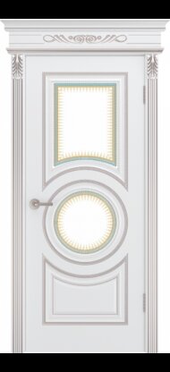 Рондо Luxury В-0 ДО 6 (белая) с патиной