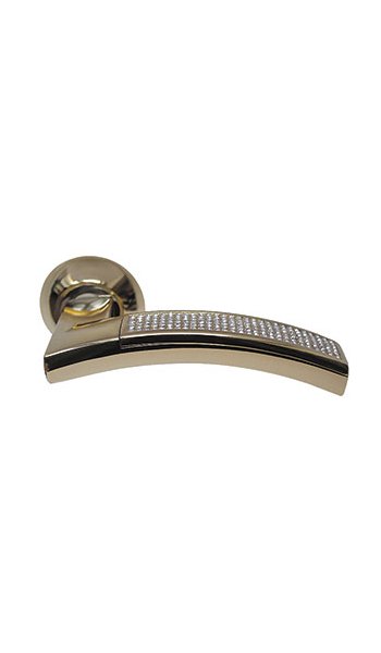 Ручка Archie на круглой розетке SILLUR 132 P.GOLD/CRYSTAL