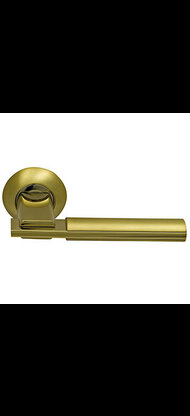 Ручка Archie на круглой розетке SILLUR 94A S.GOLD/P.GOLD