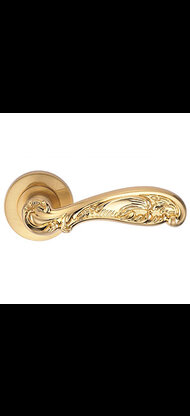Ручка Archie на круглой розетке FLOR S. GOLD (20G)