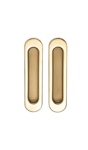 Ручка Archie для раздвижных дверей SILLUR A-KO5-VO P.GOLD/S.GOLD