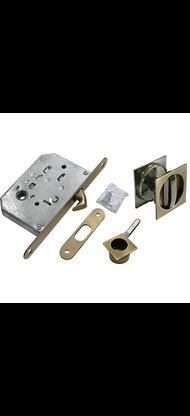 Комплект - ручки, сантехническая защелка MHS-2 WC AB