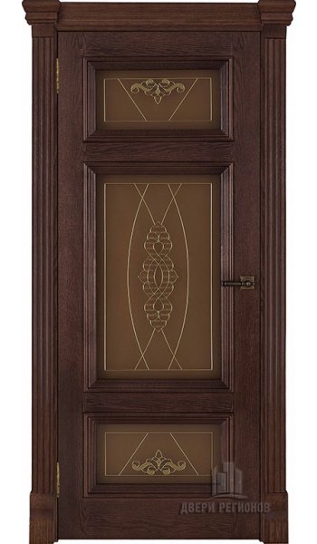 Мадрид витраж Мираж (широкий фигурный багет)