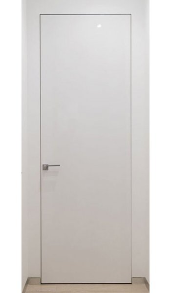 Скрытая дверь Interio 230 (прямое открывание, кромка хром)